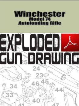 Winchester Model 74 Autoloading Rifle Exploded Gun Drawing Download