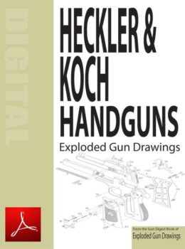 Heckler & Koch Handguns Exploded Gun Drawings Digital (PDF) Download
