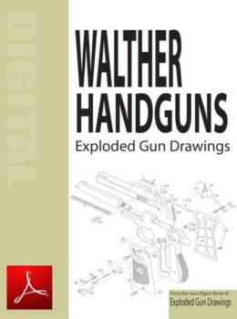 Walther Handguns Exploded Gun Drawings Digital (PDF) Download