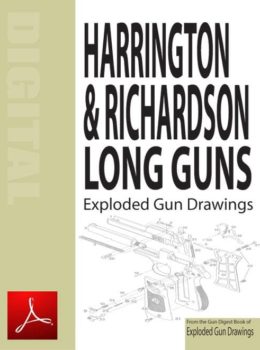 Harrington & Richardson Long Guns Exploded Gun Drawings Digital Download