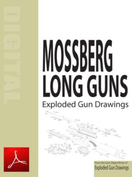 Mossberg Long Guns Exploded Gun Drawings Digital (PDF) Download