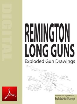 Remington Long Guns Exploded Gun Drawings Digital (PDF) Download