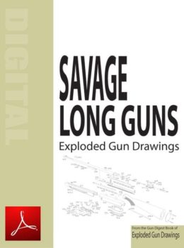 Savage Long Guns Exploded Gun Drawings Digital (PDF) Download