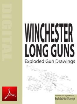 Winchester Long Guns Exploded Gun Drawings Digital (PDF) Download