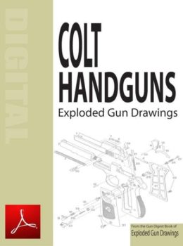 Colt Handguns Exploded Gun Drawings Digital Download